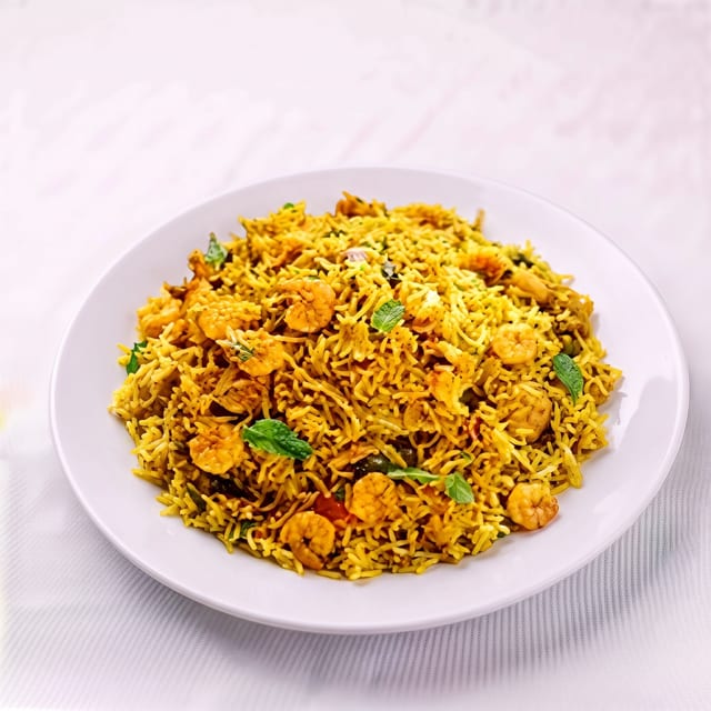 Shrimp Biryani.