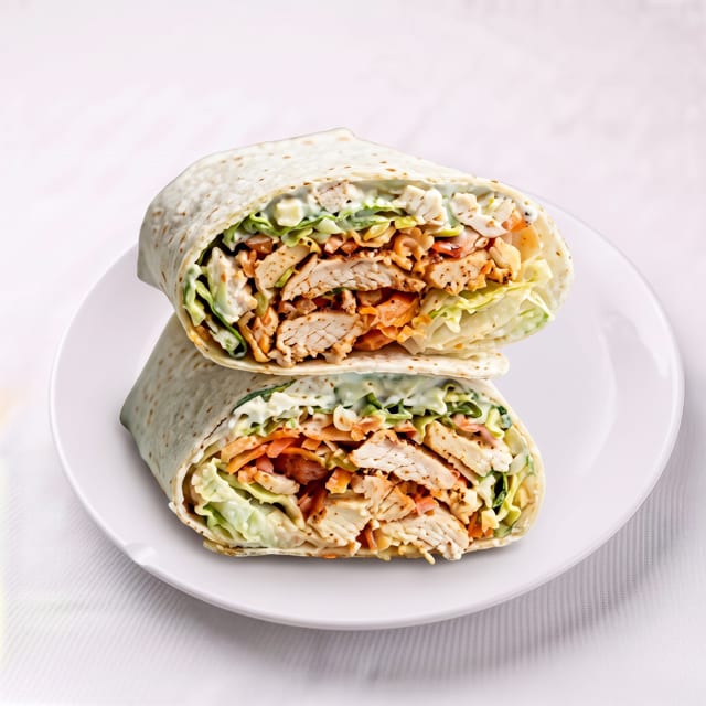 Tandoori Chicken Wrap.