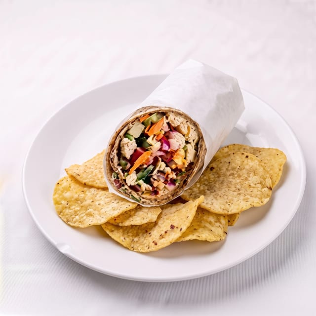Fish Kebab Wrap.